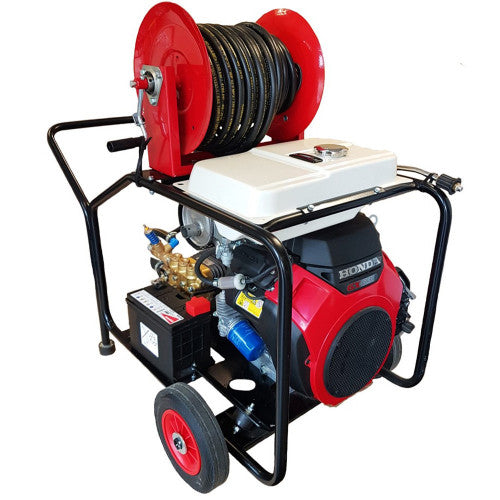 Honda GX630 Pressure Washer 33 LPM/3000 PSI Reel + 40M Hose