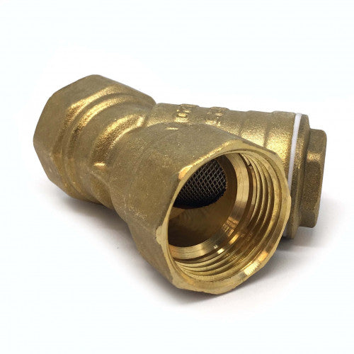 Brass Y Intake Filter 1"