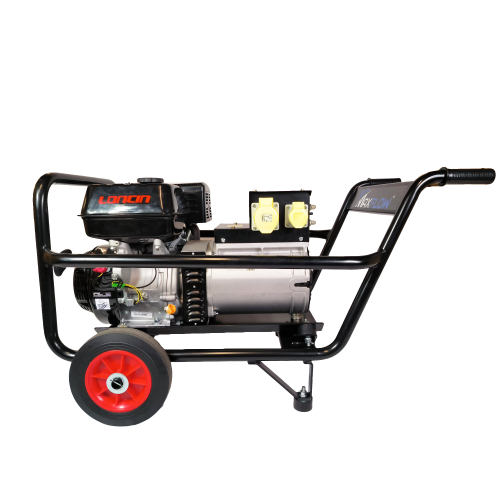 Loncin G420 Industrial Generator 8.0 kVA AVR Trolley Frame