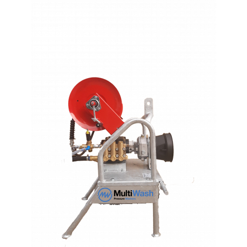 Hawk PTO Tractor Washer 25LPM/4000 PSI 2:1 Gearbox Reel + 30M Hose (540RPM Only, Low Tractor Revs)