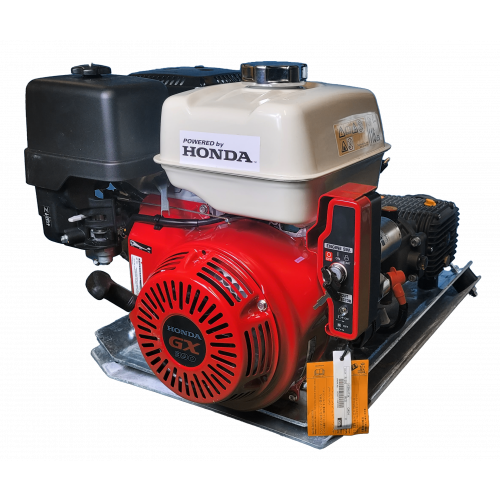 Honda GX390 Skid Frame Electric Start Pressure Washer 21LPM/3000 PSI