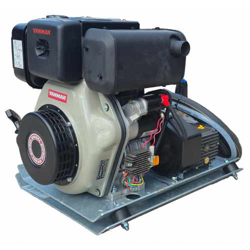 10HP Yanmar Diesel Skid Frame Pressure Washer 18LPM/3000 PSI