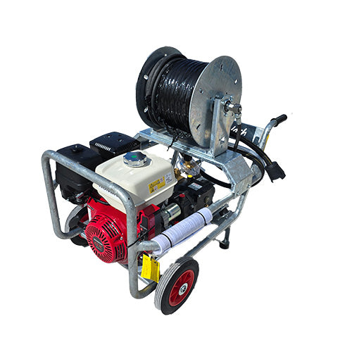 Honda GX390 Pressure Washer 21LPM/3000 PSI Galvanised Reel + 40M Hose