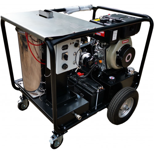 10HP Yanmar Diesel Hot Water Pressure Washer 18LPM/3000 PSI