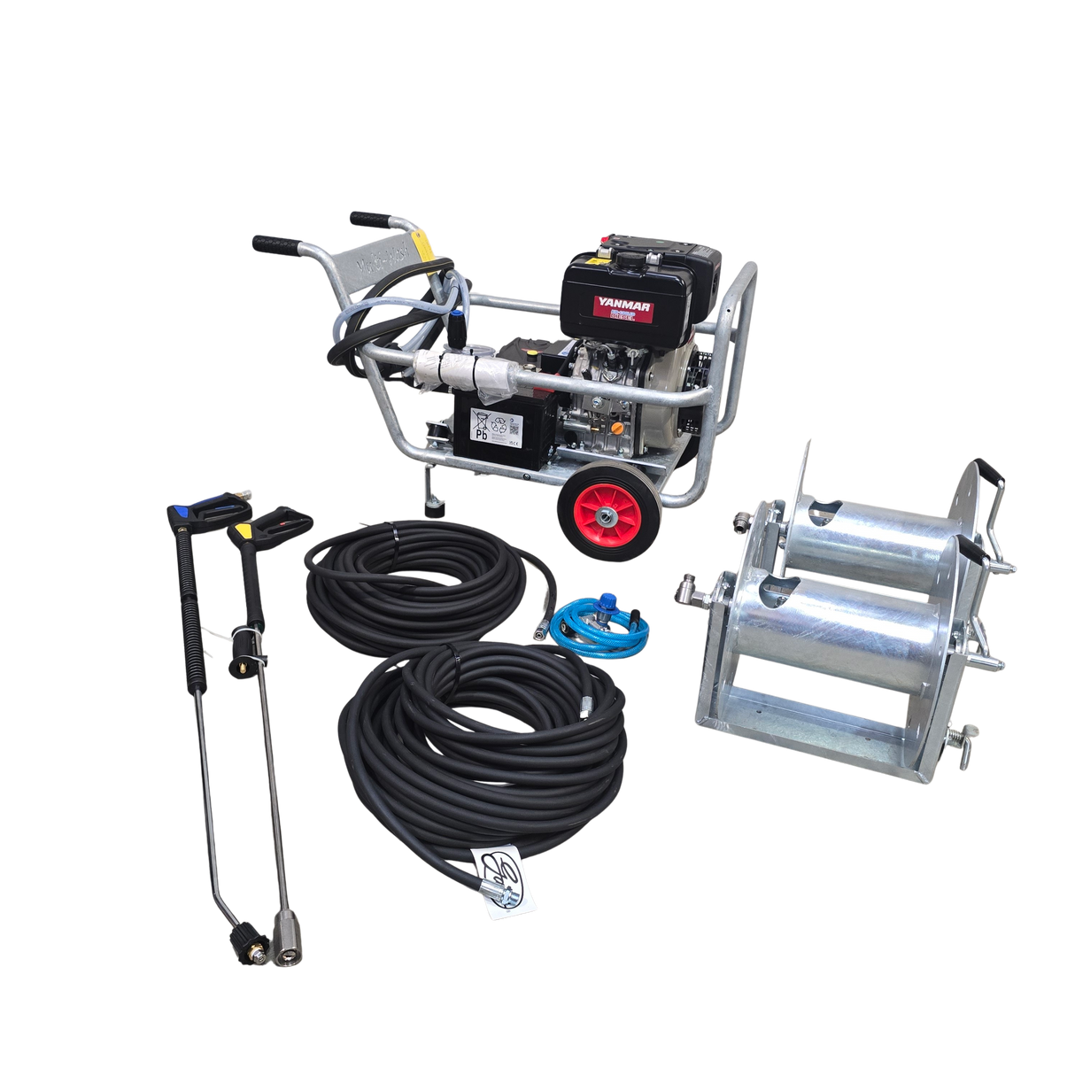 Yanmar Diesel Pressure Washer – Twin Reel Foam Package