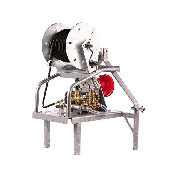 AR 41:20 PTO Tractor Washer 41LPM/3000 PSI Galvanised Reel + 40M Hose