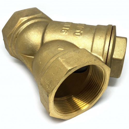 Brass Y Intake filter 1 1/2"