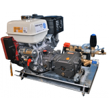 Honda GX390 Skid Frame Electric Start Pressure Washer 21LPM/3000 PSI