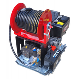 10HP Yanmar Diesel Skid Frame Pressure Washer 18LPM/3000 PSI Reel + 30M Hose