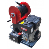 10HP Yanmar Diesel Skid Frame Pressure Washer 18LPM/3000 PSI Reel + 30M Hose