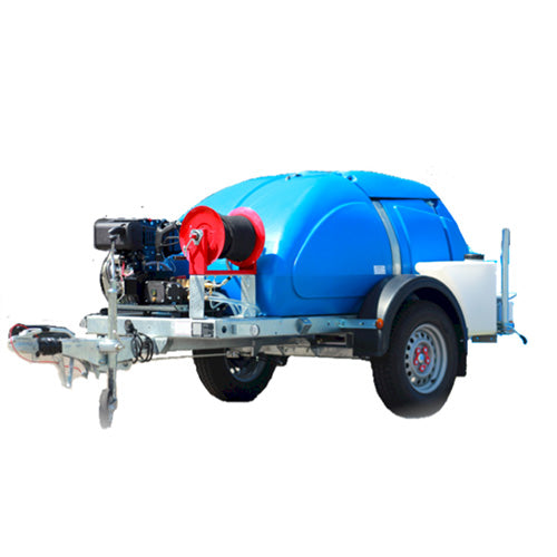 Industrial Pressure Washer Highway-Spec Bowser – Yanmar L100-V 15 LPM Interpump WS201 + 30M Reel