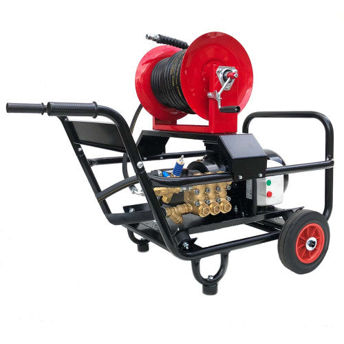 MW21:20 Pressure Washer 21LPM/3000 PSI Reel + 30M Hose (3-Phase)
