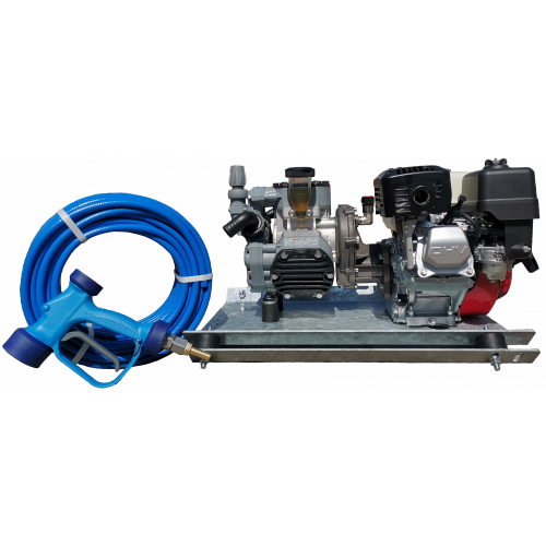 Industrial Softwash System - SOFTMAX Honda GX200 40 LPM Skid Frame